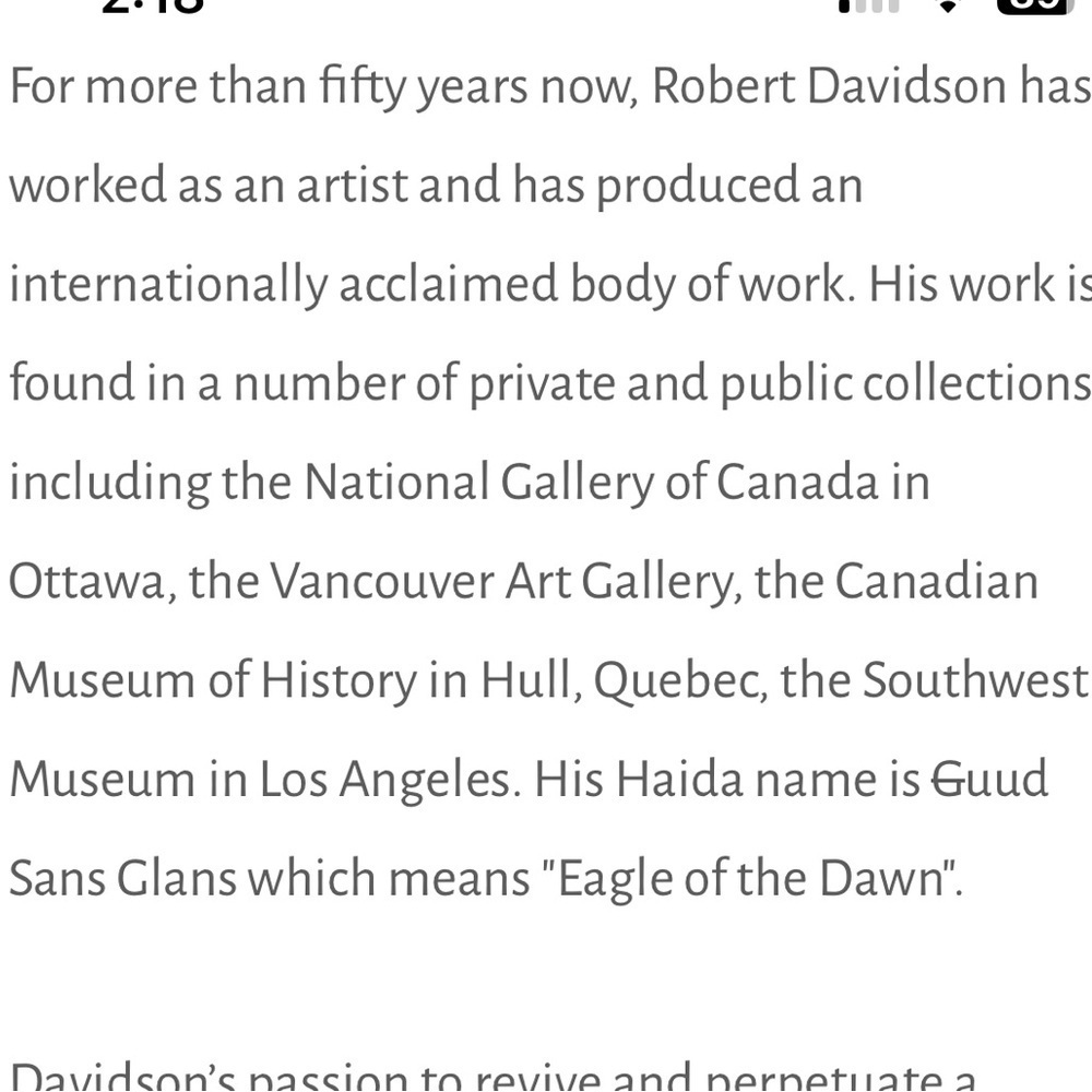 Vintage RARE hardback book Robert Davidson: Haida Printmaker. Gorgeous! - Picture 14 of 15